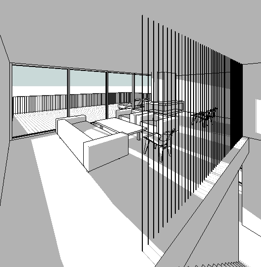 vy vardagsrum och takterrass vy vardagsrum och takterrass